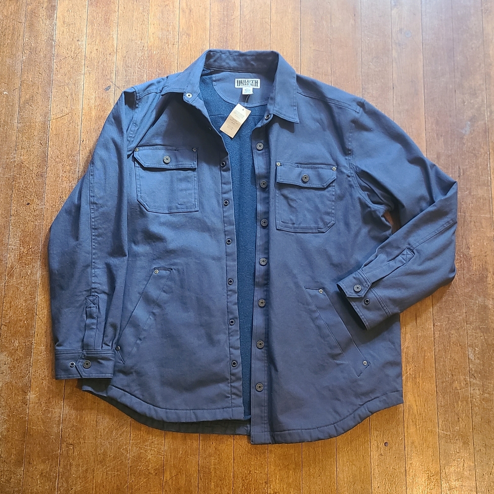 Duluth Trading Co Navy Men's Shirt Jacket